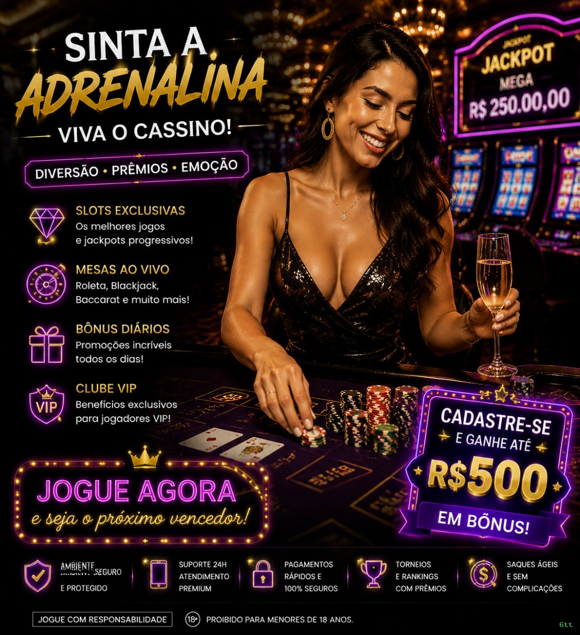 Central de dúvidas rápidas sobre o app 6tt